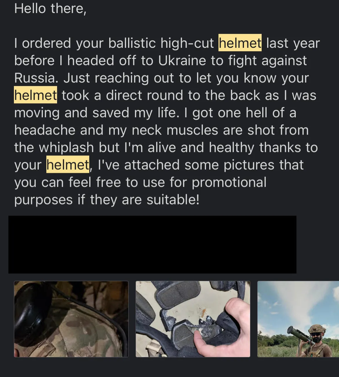 RT2 Ballistic High Cut Helmet: Tested to LEVEL IIIA (Included Arc Rails, Padding, Straps)
