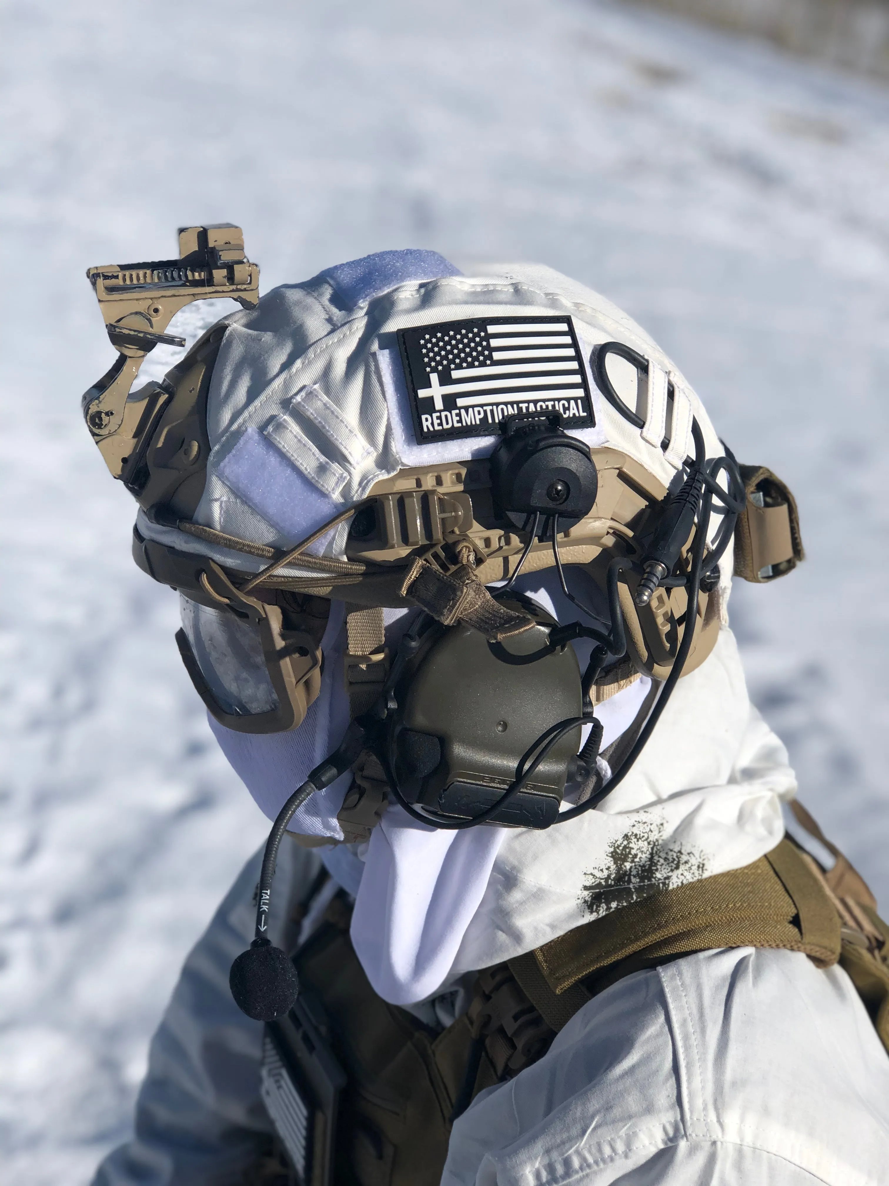 RT2 Ballistic High Cut Helmet: Tested to LEVEL IIIA (Included Arc Rails, Padding, Straps)