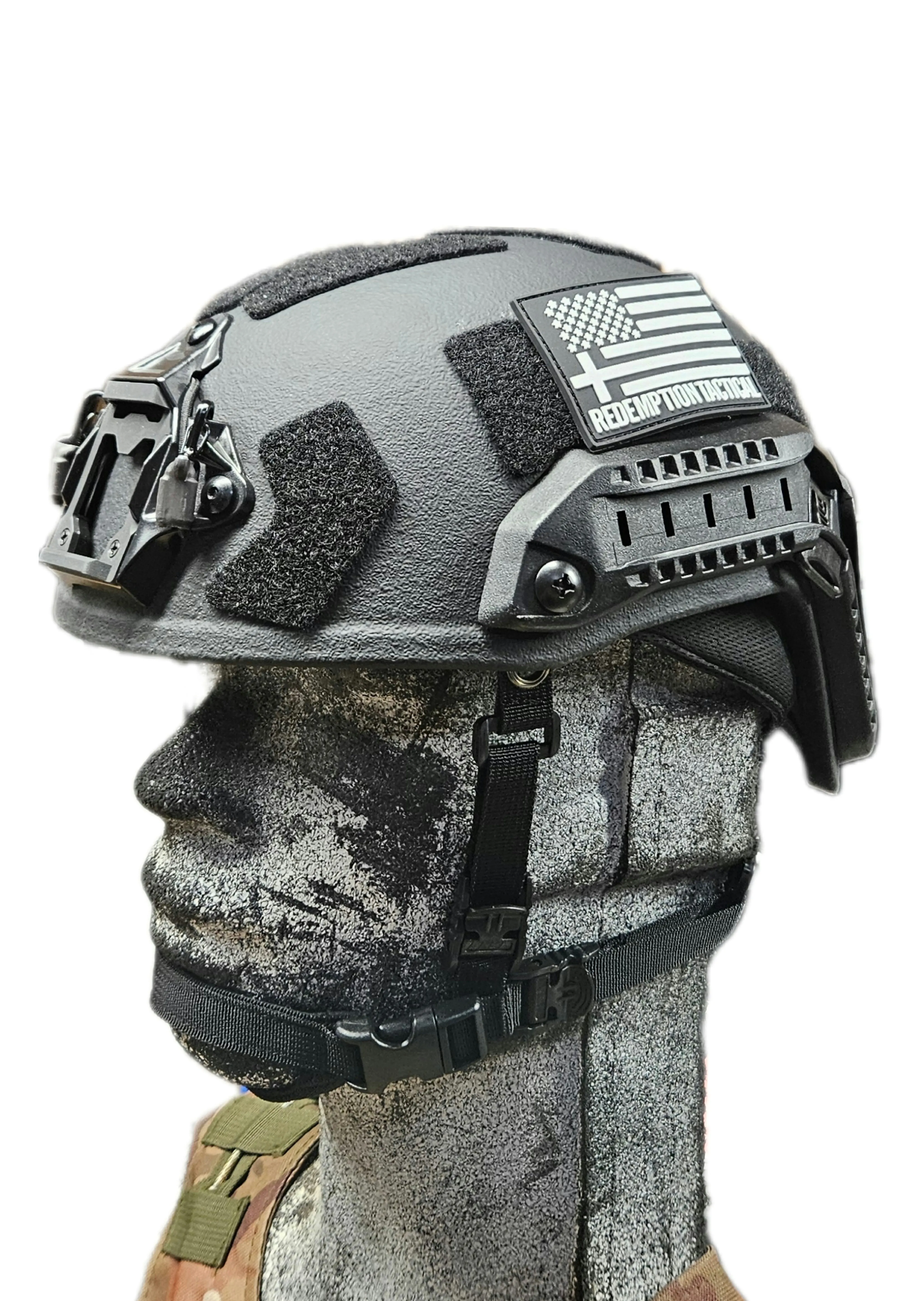 RT2 Ballistic High Cut Helmet: Tested to LEVEL IIIA (Included Arc Rails, Padding, Straps)