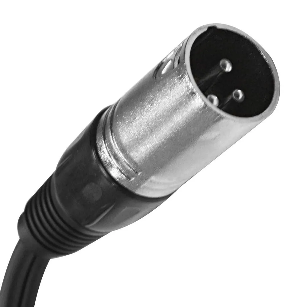 SA-Y6 - 6 Inch Splitter Patch Y Cable - 1 XLR Male to 2 RCA Male