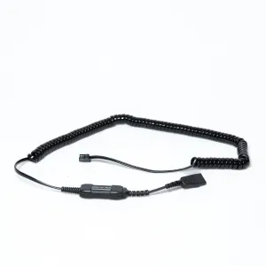 Starkey S135-HIS Amp Cable with Flat QD to RJ9 for Starkey Headsets