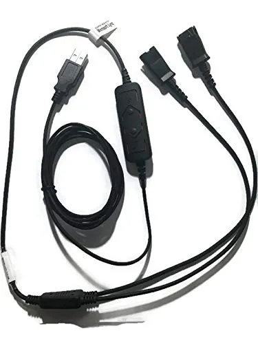 Starkey USB Y-Cord Training Adapter for All PLT QD Compatible Headsets for Use on Computers